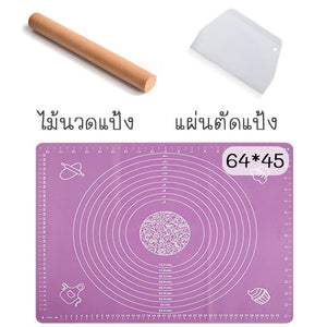 /ราคาขายส่ง/ เเผ่นซิลิโคนนวดเเป้ง/มี2 ขนาด40*50/46*64มี5สีไม้นวดแป้งแผ่นตัดแป้งฟรีอุปกรณ์ทําเบเกอรี่