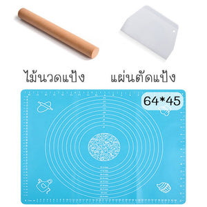 /ราคาขายส่ง/ เเผ่นซิลิโคนนวดเเป้ง/มี2 ขนาด40*50/46*64มี5สีไม้นวดแป้งแผ่นตัดแป้งฟรีอุปกรณ์ทําเบเกอรี่