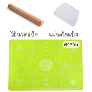 /ราคาขายส่ง/ เเผ่นซิลิโคนนวดเเป้ง/มี2 ขนาด40*50/46*64มี5สีไม้นวดแป้งแผ่นตัดแป้งฟรีอุปกรณ์ทําเบเกอรี่