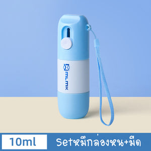 พร้อมส่ง/ ลูกกลิ้งปิดข้อความ2in1 /น้ำยาลบข้อความ น้ำยาหมึก พร้อมคัตเตอร์ตัดกระดาษ สามารถเติมหมึกได้ ลบข้อความ