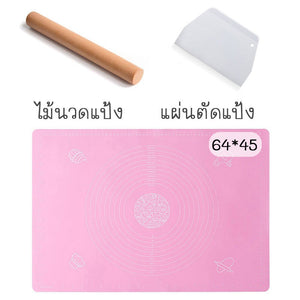 /ราคาขายส่ง/ เเผ่นซิลิโคนนวดเเป้ง/มี2 ขนาด40*50/46*64มี5สีไม้นวดแป้งแผ่นตัดแป้งฟรีอุปกรณ์ทําเบเกอรี่